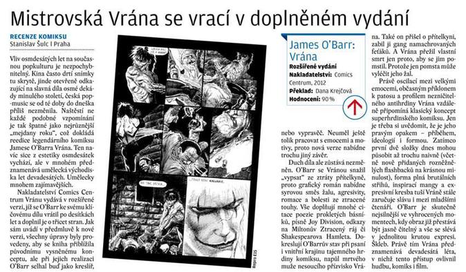 Mistrovská Vrána se vrací v doplněném vydání